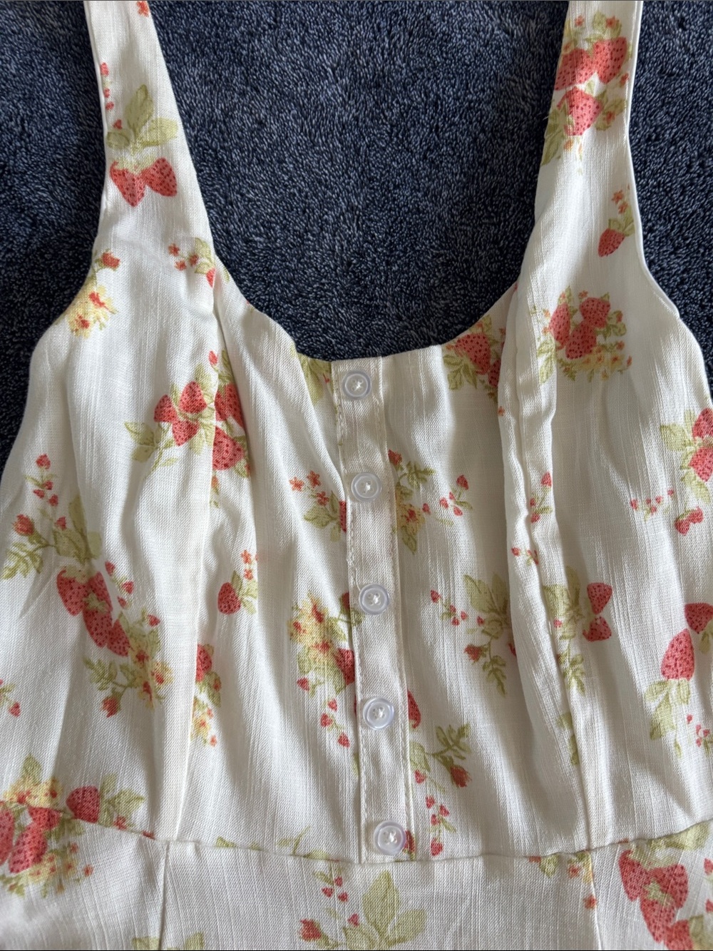 Juniors Pink Rose Sundress - Picture 2 of 5